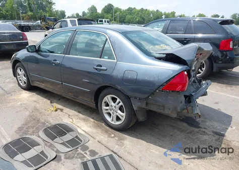 2007 Honda Accord 2.4 Se from USA, damaged, VIN 1HGCM563X7A000366